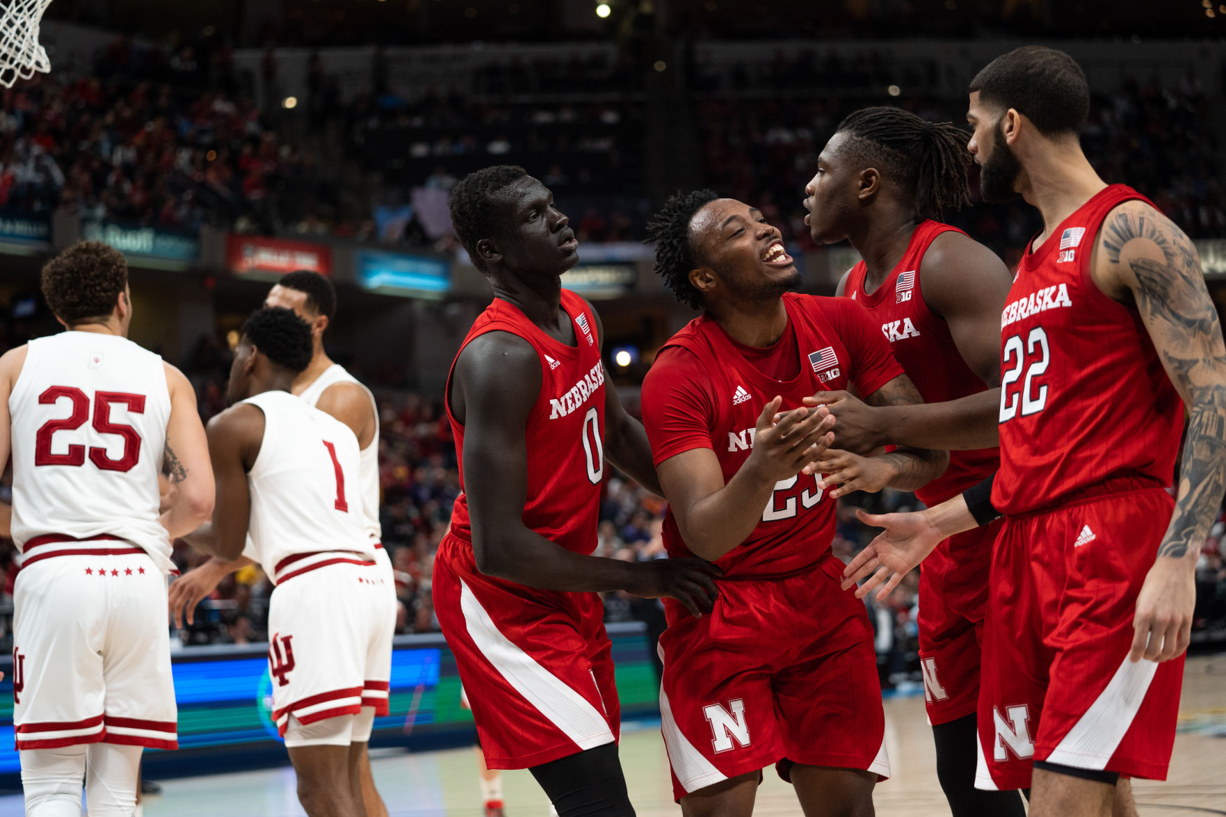 Nebraska Basketball vs. Indiana Photo No. 8